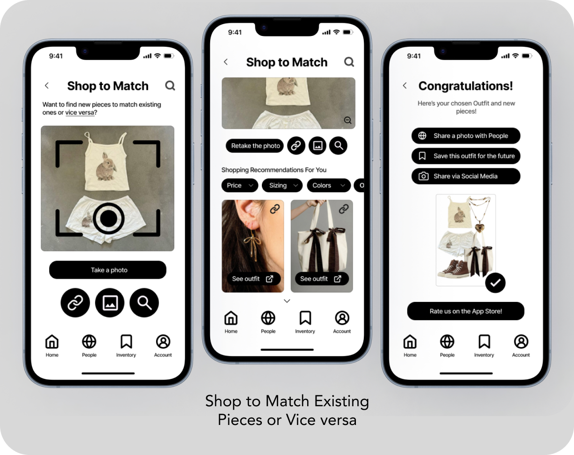 Shop to Match UI